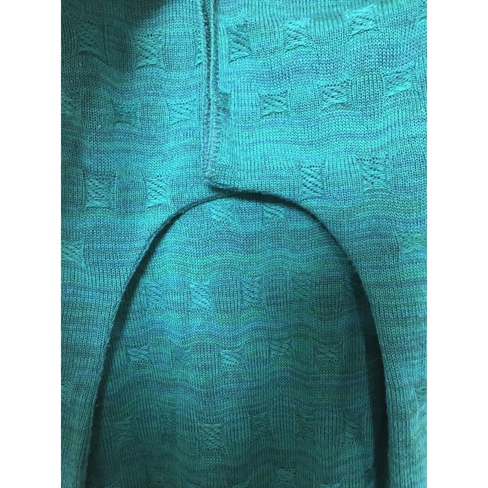 Green Pullover Lightweight Sweater Women’s 212 New York Hi-lo XLG Shirt Top - Picture 5 of 5